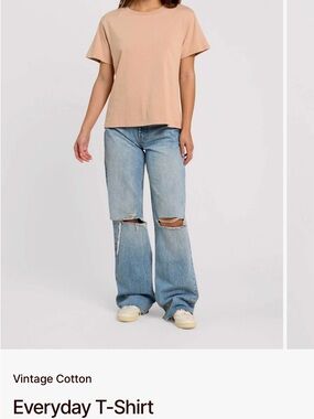 nuuds Short Sleeve Tee in “Sand”